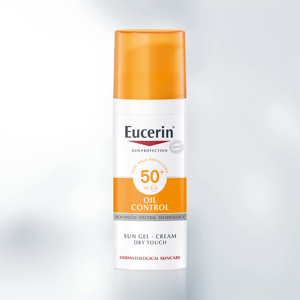 Eucerin oil control dry touch sunscreen for oily skin Eucerin